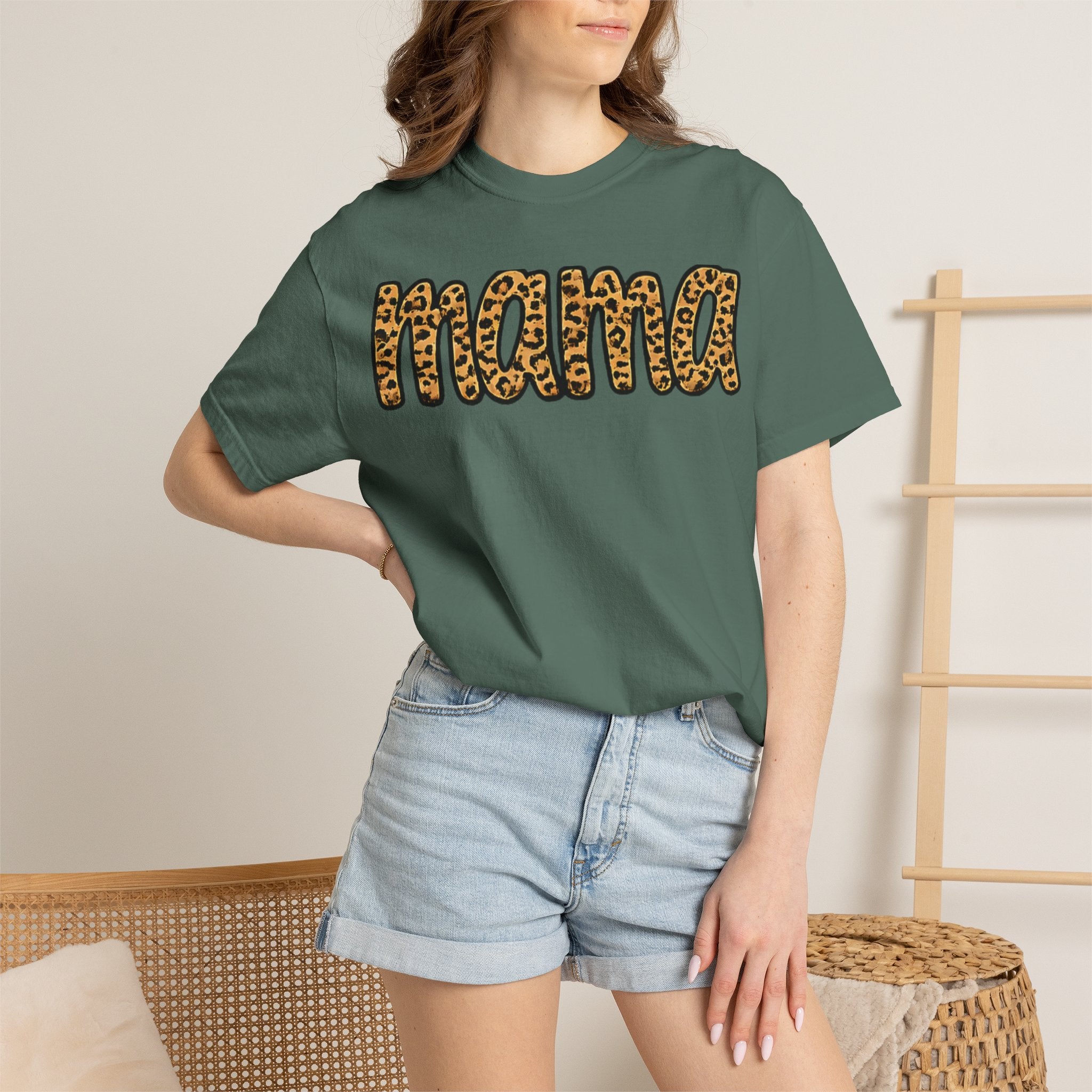 Cheetah Mama Tee