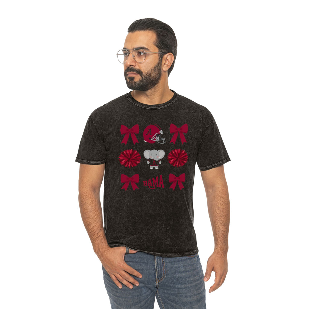 Cute Mineral Wash Bama Spirit Tee