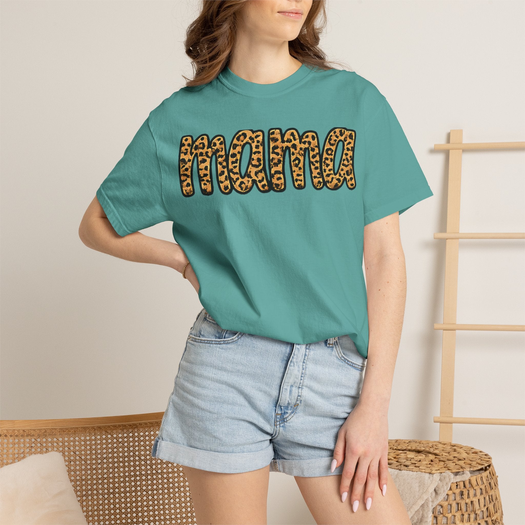 Cheetah Mama Tee