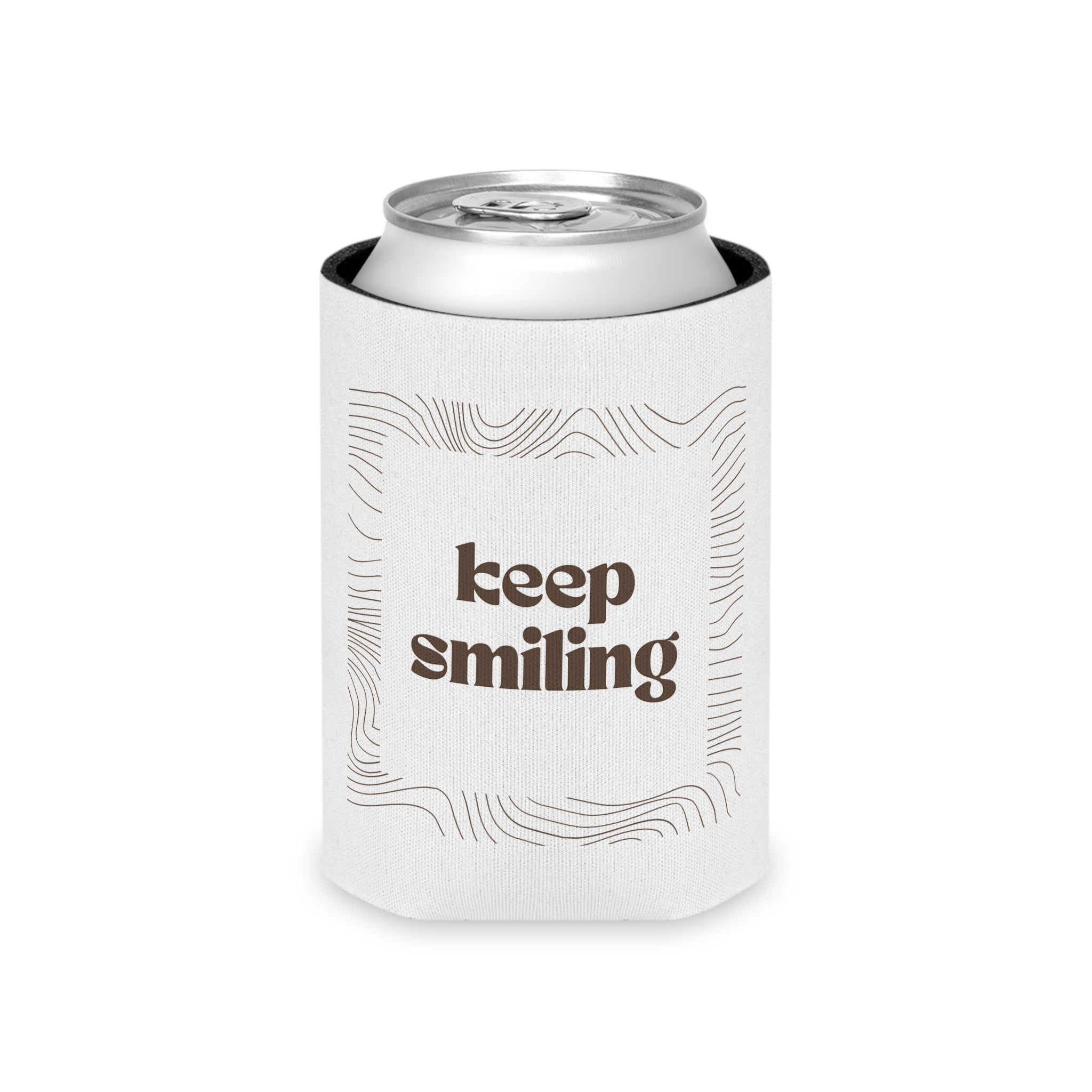 KEEP SMILING Can Cooler