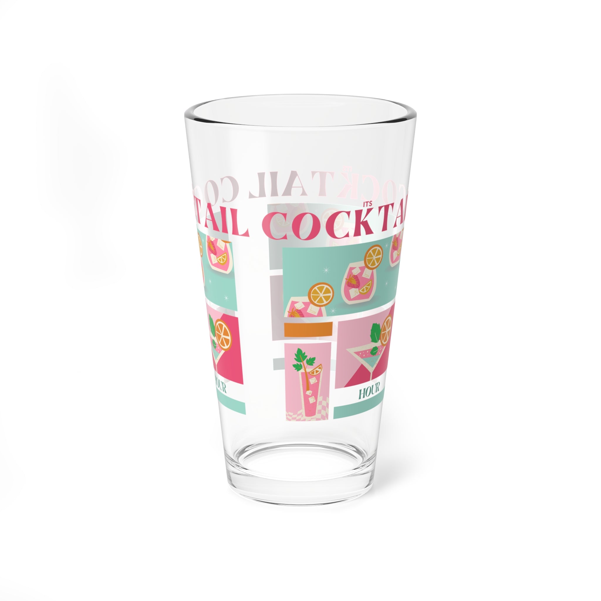 16OZ Cocktail Hour Mixing Glass